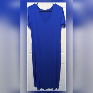 Amazon Find, Royal Blue Women's Maxi Dress, Size Medium